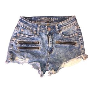 American Eagle Outfitters High Rise Shortie Super Stretch Size 0